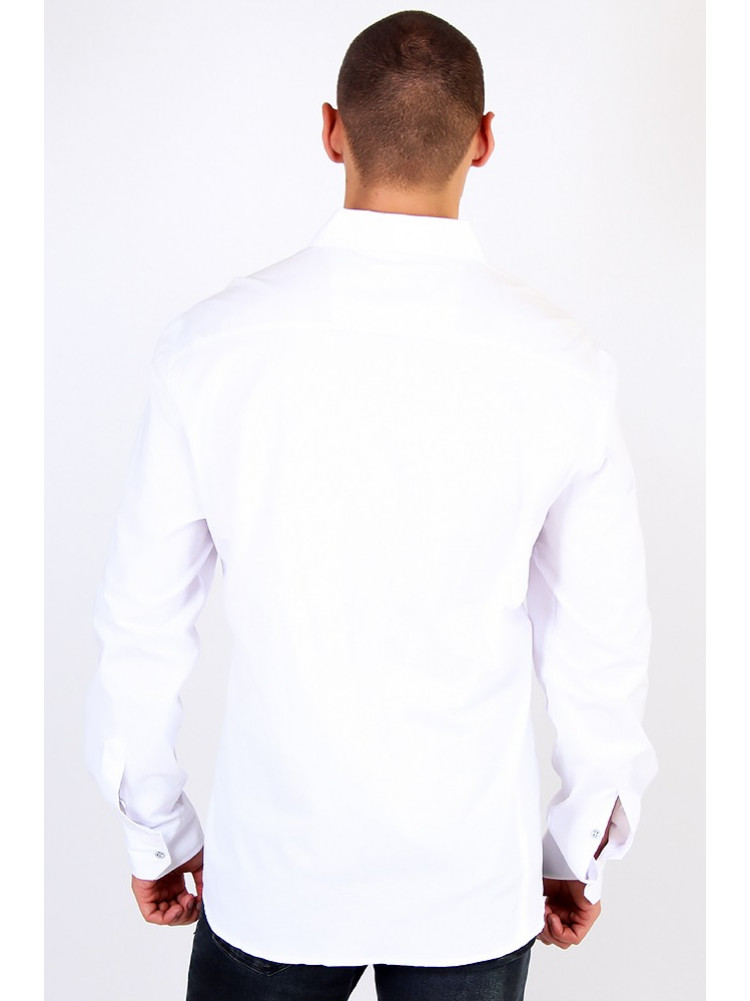 Рубашка мужская батальная белая размер 4XL 3464