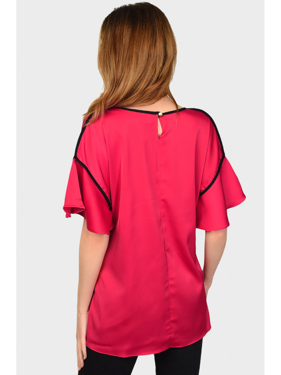 Блуза женская красная 0365