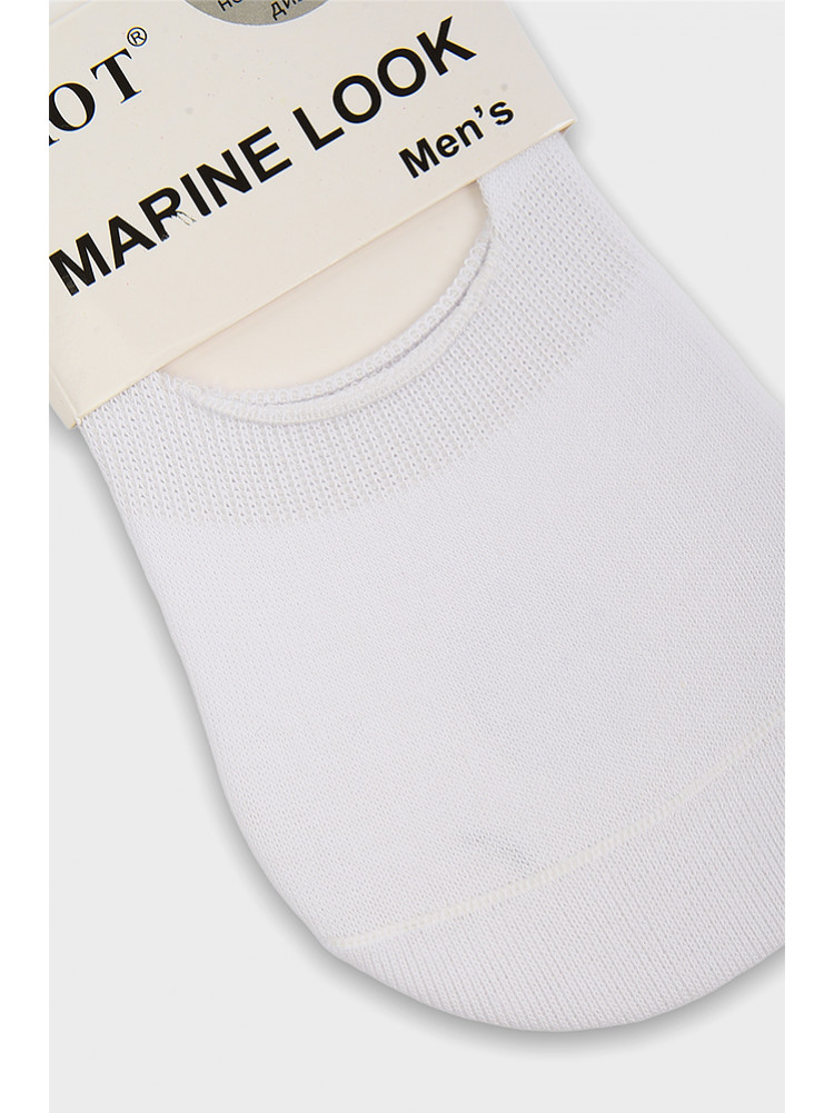 Шкарпетки-сліди чоловічі білі розмір 41-47 2266