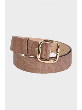 Ремень женский темно-бежевый 103 см