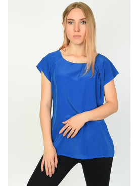 Блуза женская синяя размер L/XL 1238