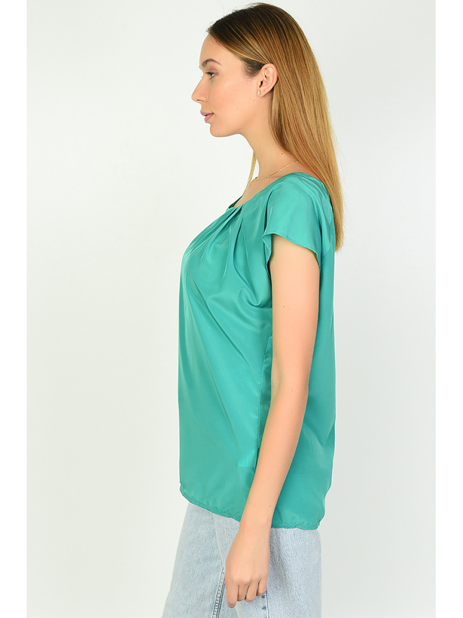 Блуза женская зеленая 1238-3