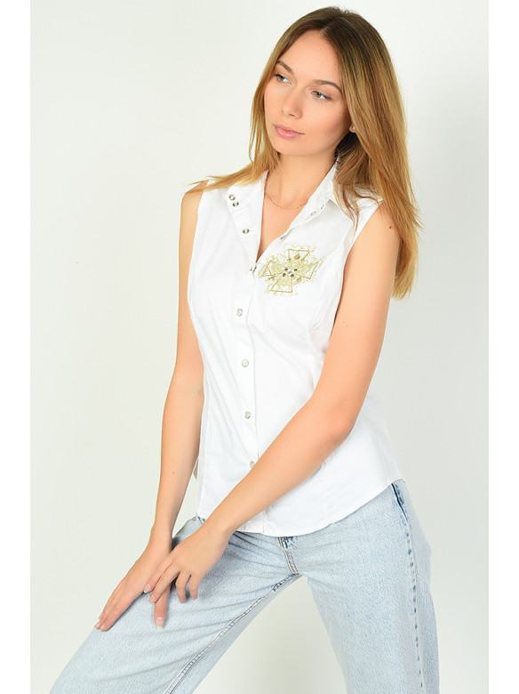 Рубашка женская белая размер ХL 070-1