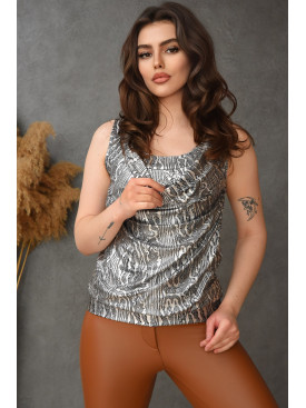 Майка жіноча срібляста 10127-1