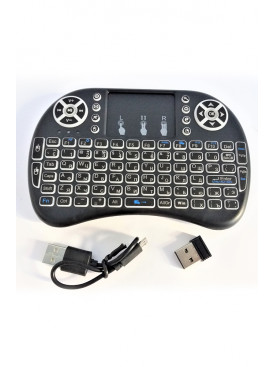 Аккумуляторная Bluetooth клавиатура - джостик с тачпадом UKC RGB i8 058