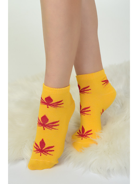 Шкарпетки жіночі жовті розмір 35-37