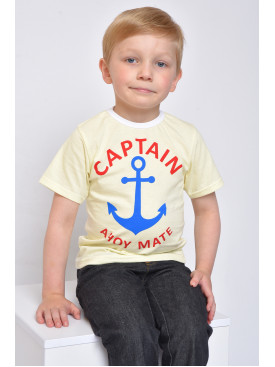 Футболка дитяча якорь жовта Футболка дитяча якорь жовта