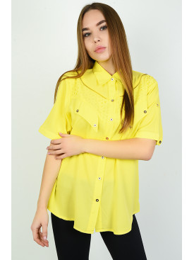 Блуза жіноча жовта Уцінка 031
