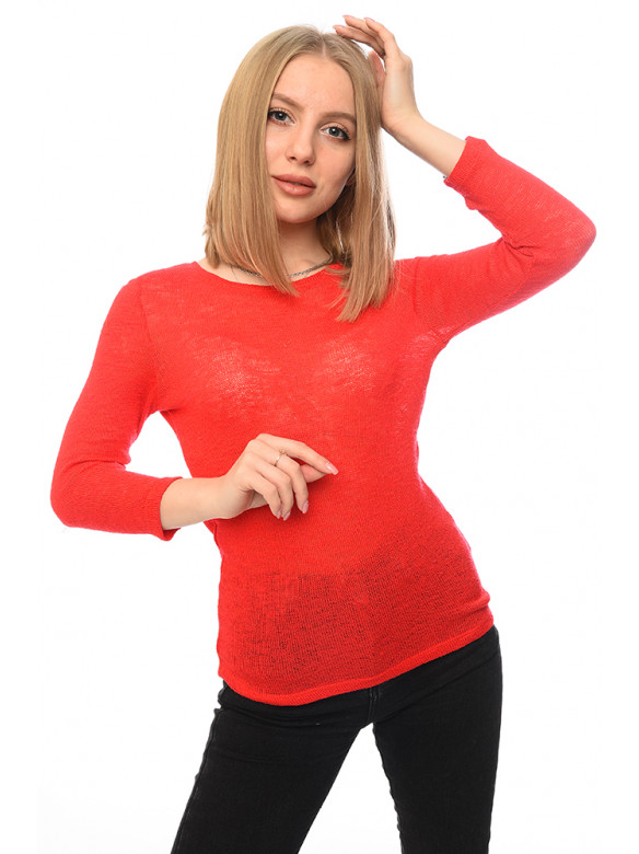 Женский свитер красный SSW2324 139050C