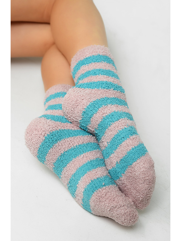 Шкарпетки жіночі теплі бірюзові розмір 35-41 139579C