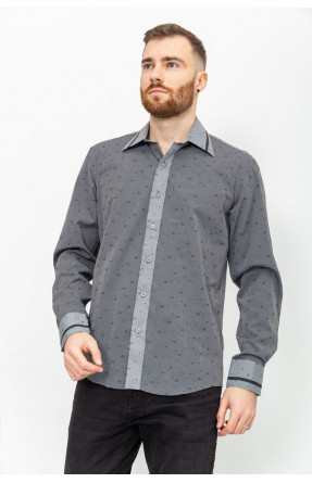 Рубашка мужская черно-серая ХН-2 140096C