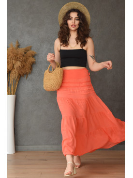 Юбка женская коралловая размер 42-44 1365 141365C Юбка женская коралловая размер 42-44 1365 141365C