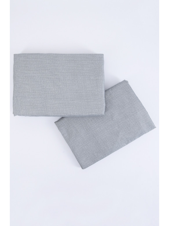 Комплект постельного белья серый эвро 142397C
