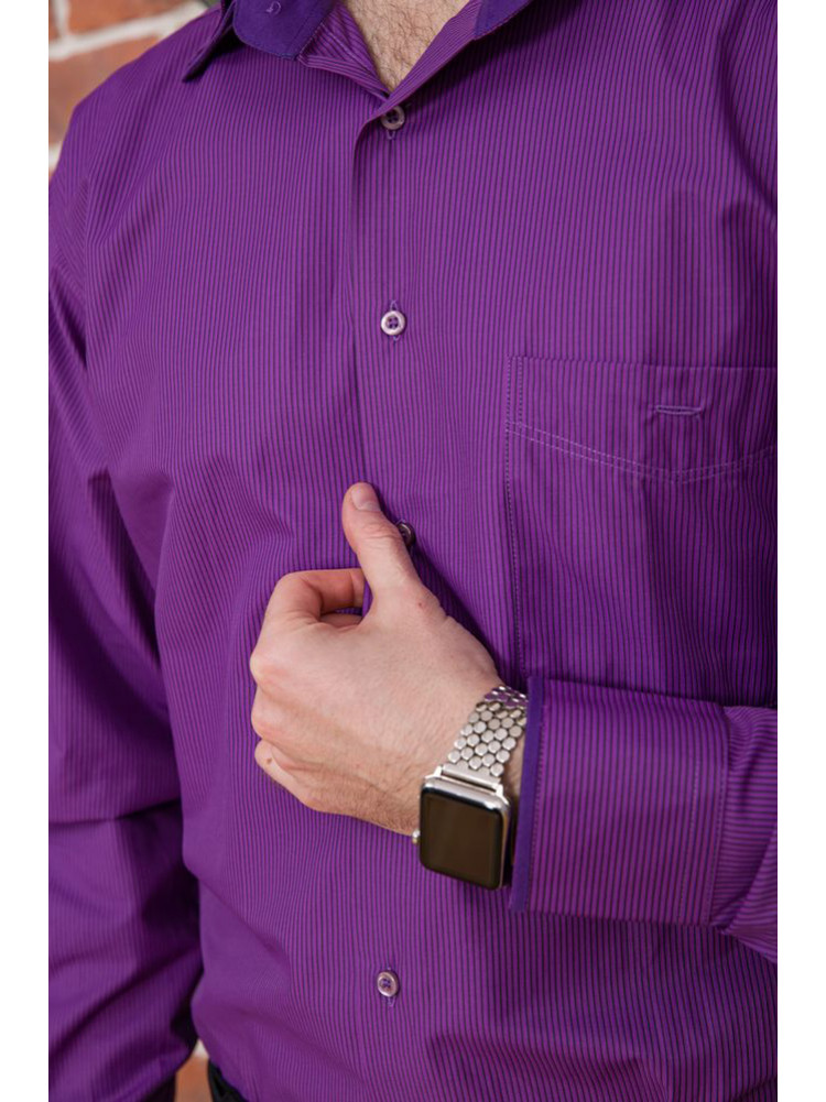 Рубашка мужская фиолетовая 48-19 143862C