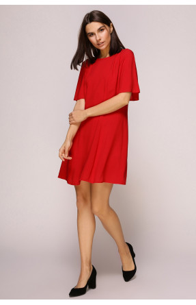 Платье женское красное 01-344 144596C