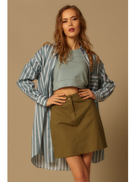 Жіноча спідниця хакі 3287 145778C Жіноча спідниця хакі 3287 145778C