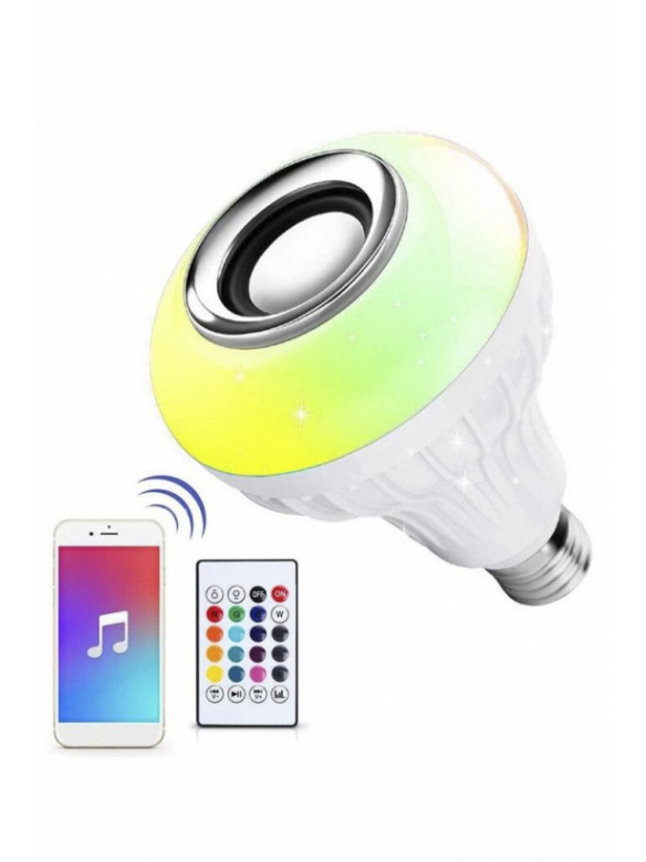 Блютуз лампочка кольорова Led Music Bulb 300 146300C