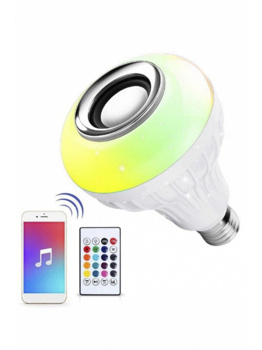 Блютуз лампочка кольорова Led Music Bulb 300 146300C