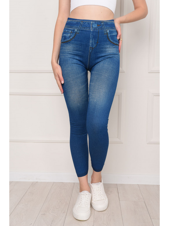 Джеггинсы женские на флисе  Slim`n Lift Caresse Jeans размер М 895 147607C