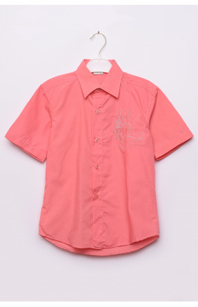 Рубашка детская мальчик розовая 148609C
