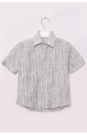 Рубашка детская мальчик серая 148610C