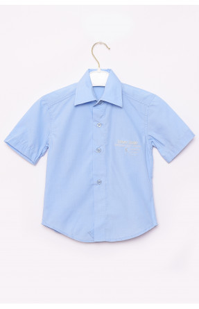 Рубашка детская мальчик голубая 148682C