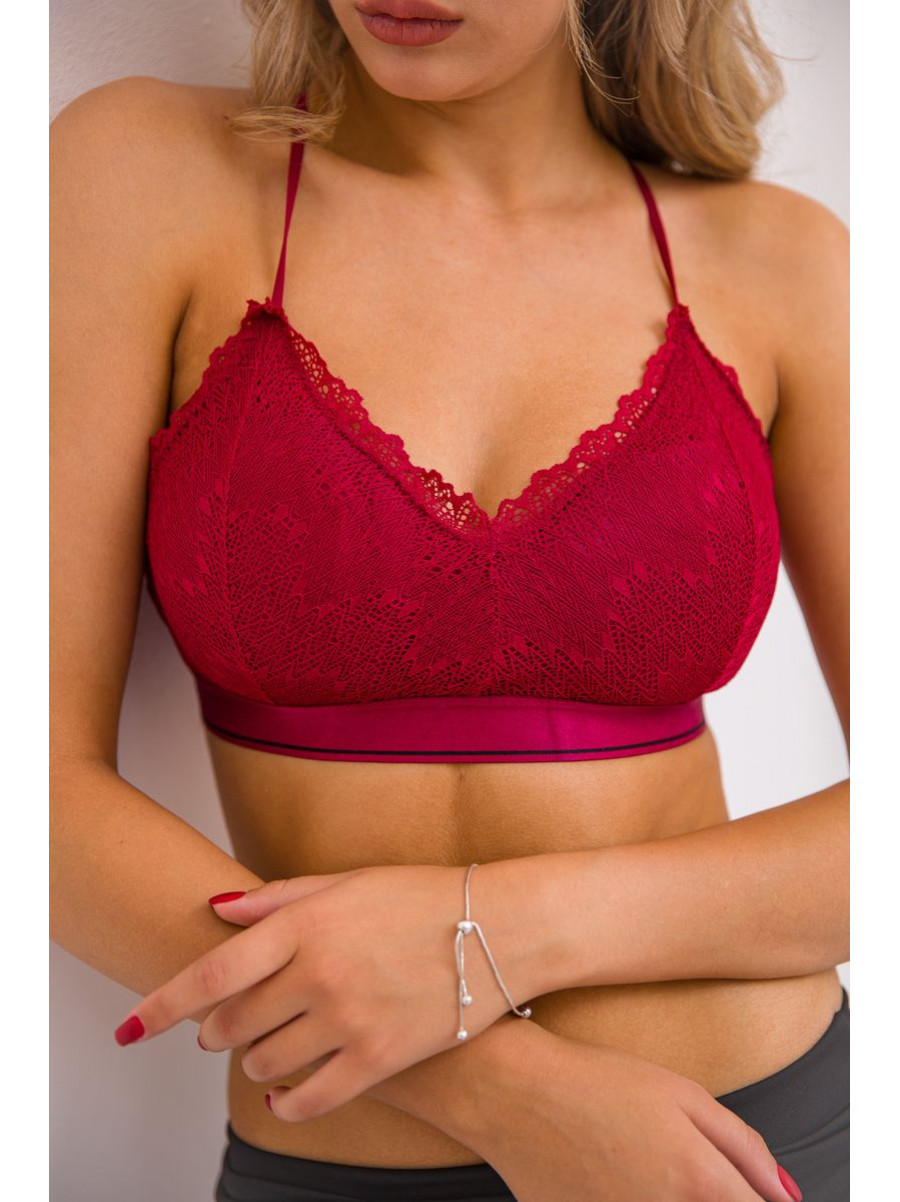 Топ женский бордовый размер 42-44 203 148746C