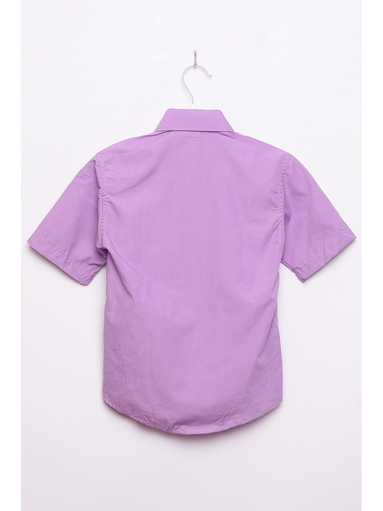 Рубашка детская мальчик фиолетовая 148803C