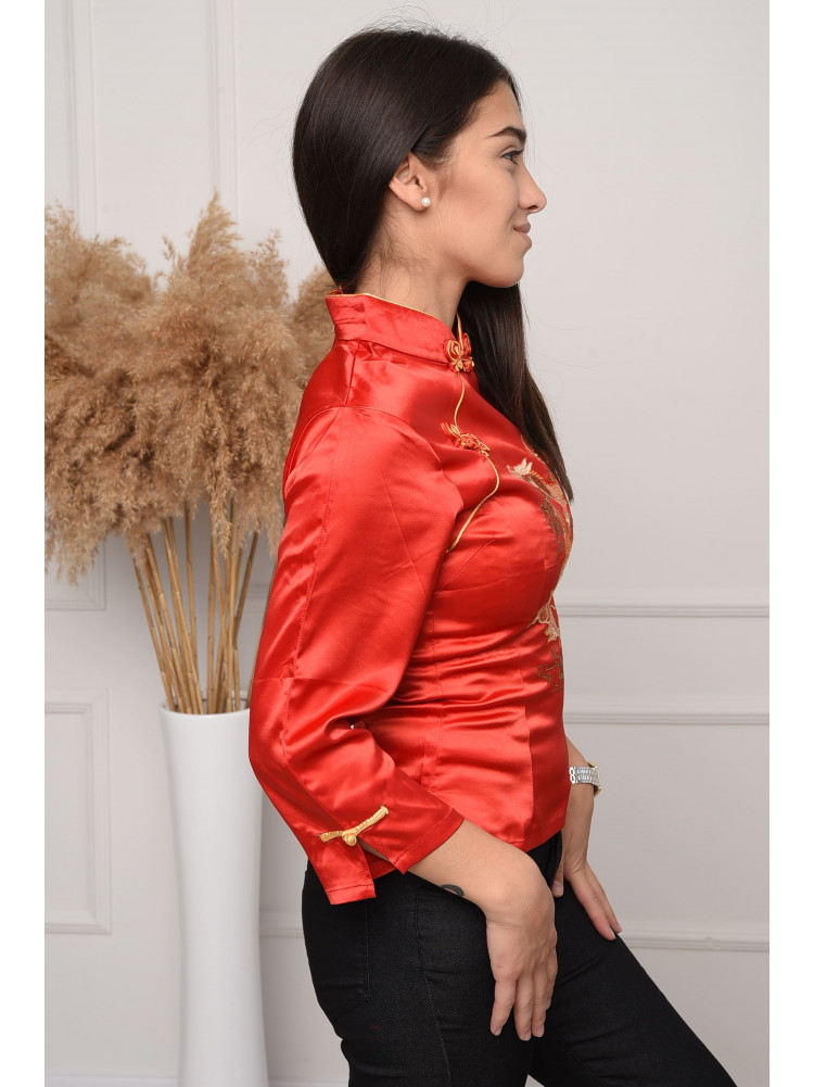 Блуза жіноча червона 148926C