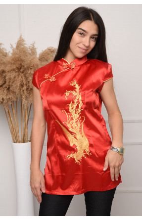 Блуза жіноча червона 148931C