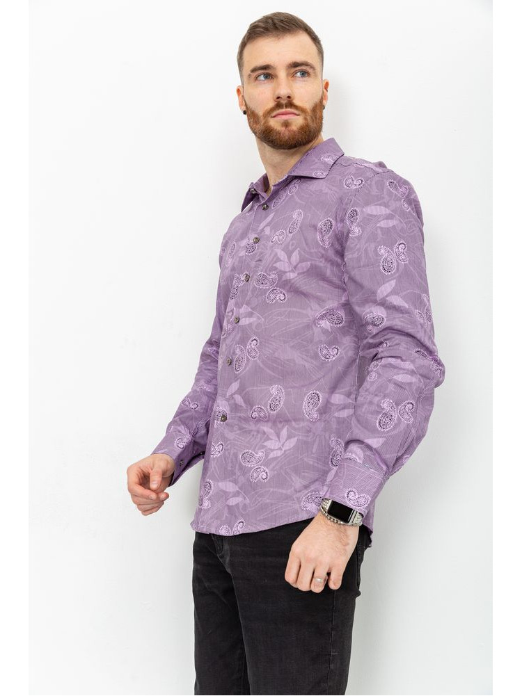 Рубашка мужская фиолетовая 953 148956C