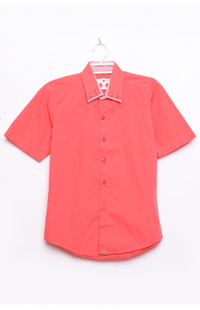 Рубашка детская мальчик коралловая 148967C