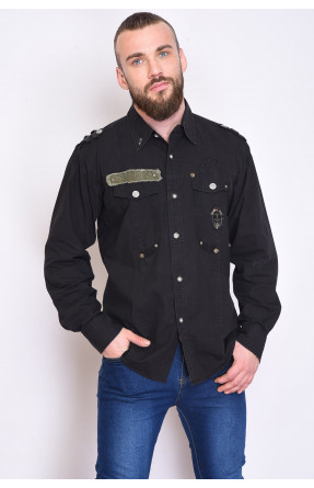 Рубашка мужская черная S304-1 148999C