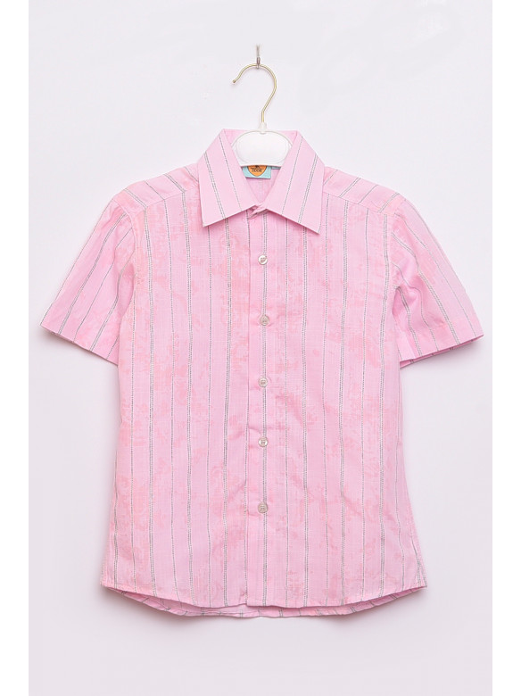 Рубашка детская мальчик розовая 149193C