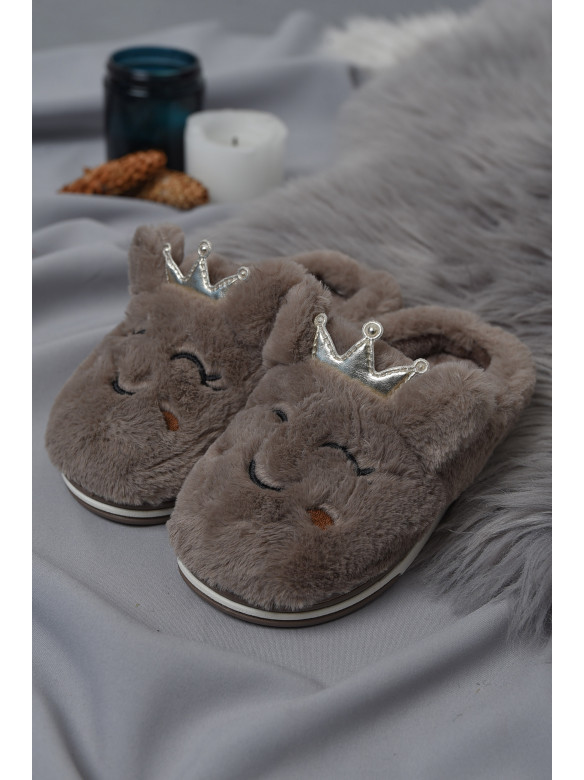 Тапочки детские коричневые 88-5 150535C