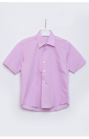 Рубашка детская мальчик розовая 151852C