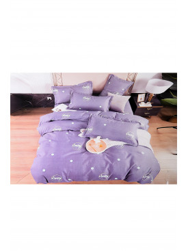 Комплект постельного белья синего цвета евро 152319C Комплект постельного белья синего цвета евро 152319C