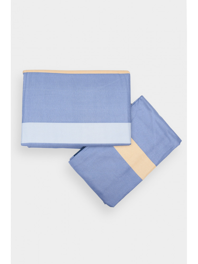 Комплект постельного белья синего цвета полуторка 152320C