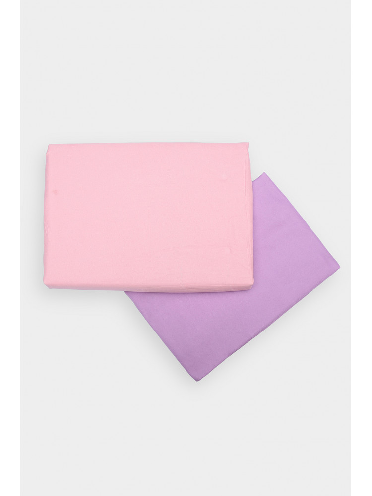 Комплект постільної білизни рожевий з фіолетовим півторка 152423C