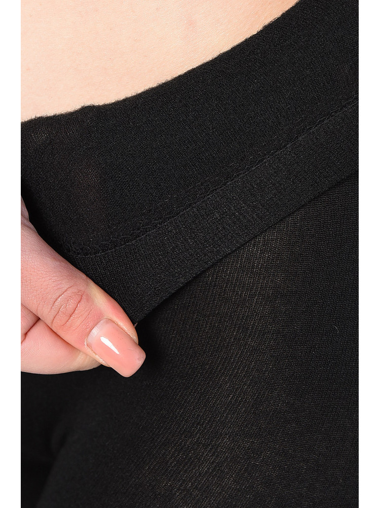 Лосини жіночі на флісі чорного кольору розміру 6 XL 1038 152584C