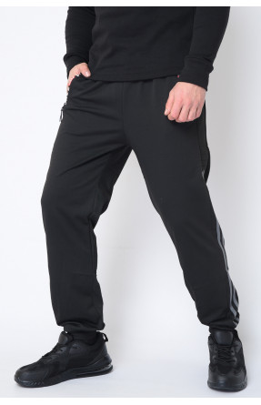 Спортивные штаны мужские черного цвета 112 152633C