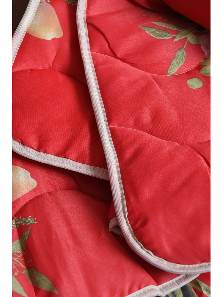 Одеяло силиконовое евро зимнее красного цвета 154872C