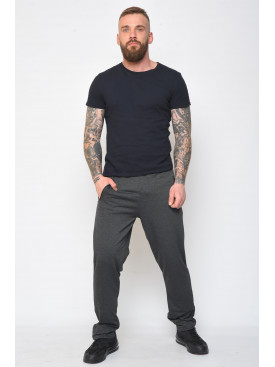 Спортивні штани чоловічі темно-сірого кольору 154957C Спортивні штани чоловічі темно-сірого кольору 154957C