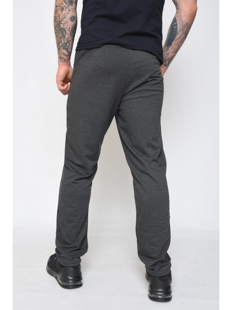 Спортивные штаны мужские темно-серого цвета 154957C