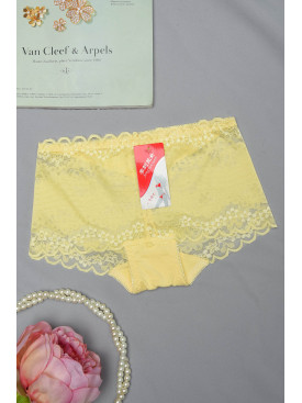 Труси жіночі гіпюрові жовтого кольору розмір 40-42 3954 154983C Труси жіночі гіпюрові жовтого кольору розмір 40-42 3954 154983C