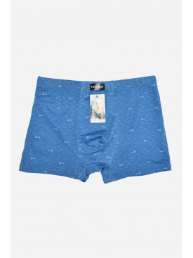 Боксеры мужские синего цвета с надписью 7810 155086C Боксеры мужские синего цвета с надписью 7810 155086C