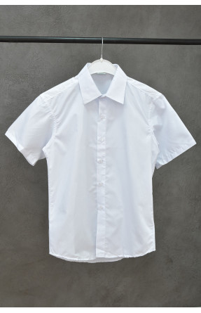 Рубашка детская мальчик белая Уценка 155195C