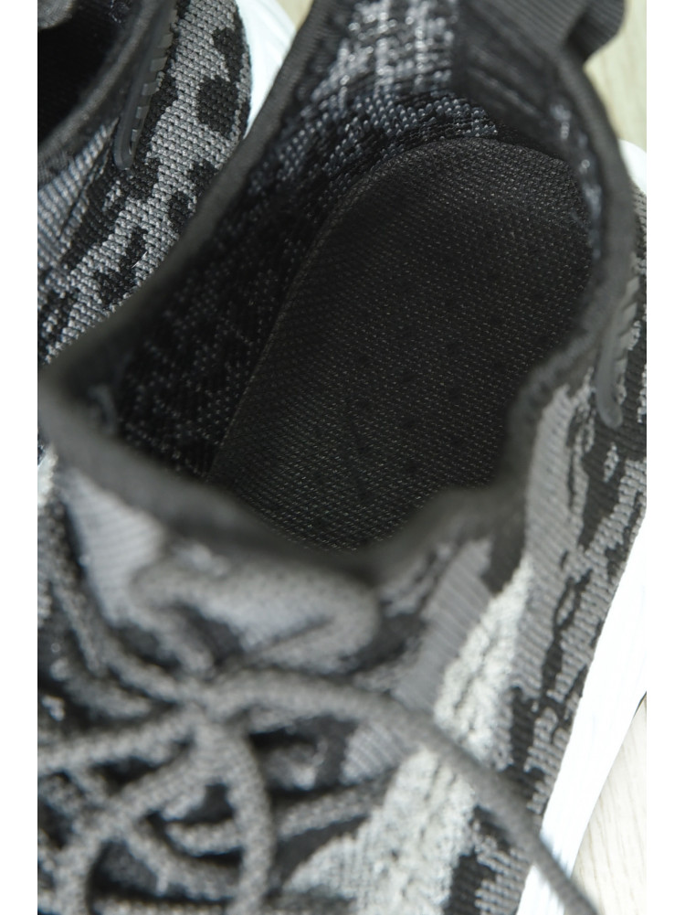 Кроссовки мужские серого цвета текстиль 1096 155532C