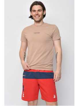 Шорты мужские красного цвета 156419C Шорты мужские красного цвета 156419C