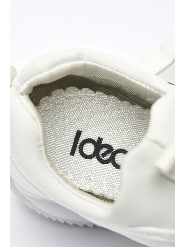 Кросівки дитячі для дівчинки білого кольору Н80 156800C